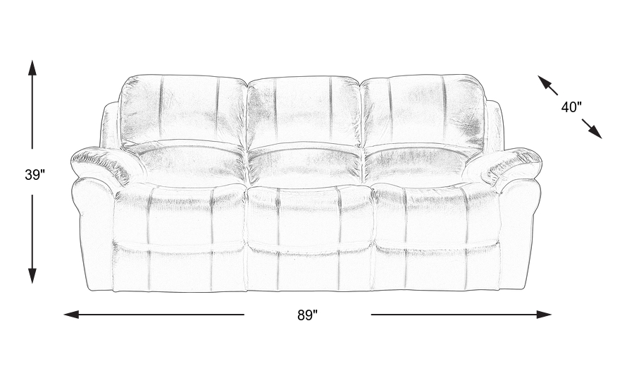 Dimension Image. Please refer to the Dimension Tab on this page for dimension details.