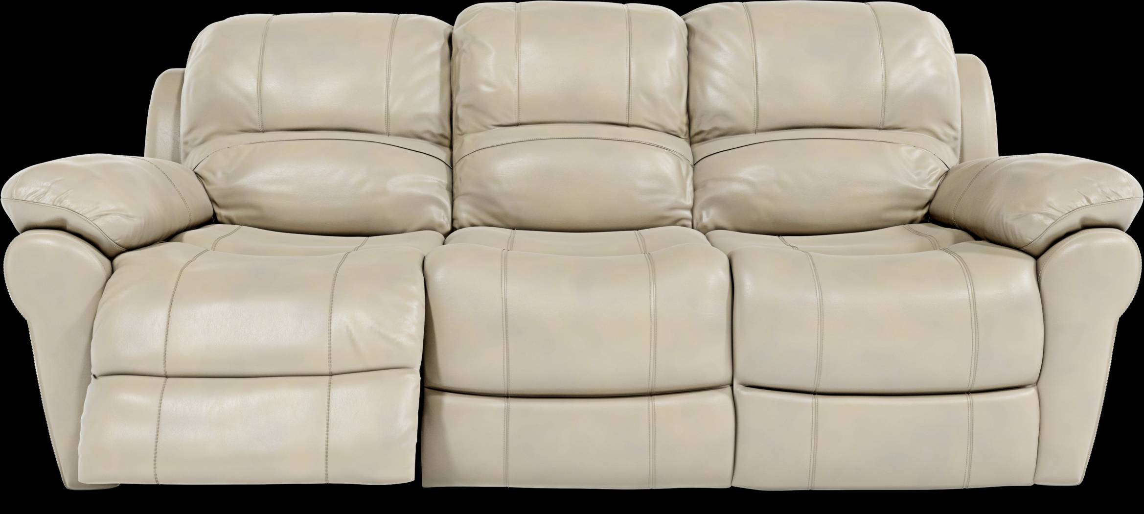 Vercelli Stone Leather 8 Pc Living Room with Reclining Sofa Plus 70 in. TV - Thumbnail - Image 6