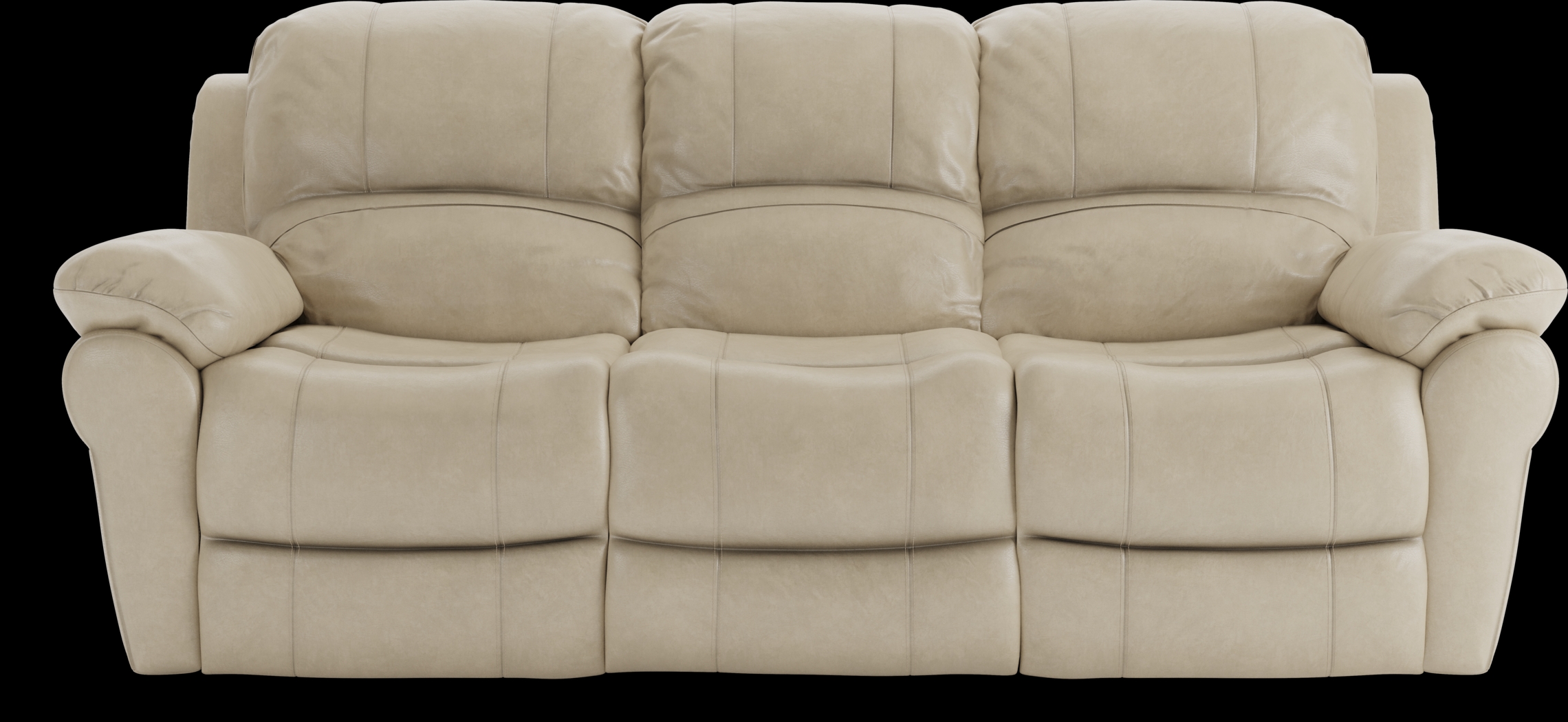 Vercelli Stone Leather 8 Pc Living Room with Reclining Sofa Plus 70 in. TV - Thumbnail - Image 2