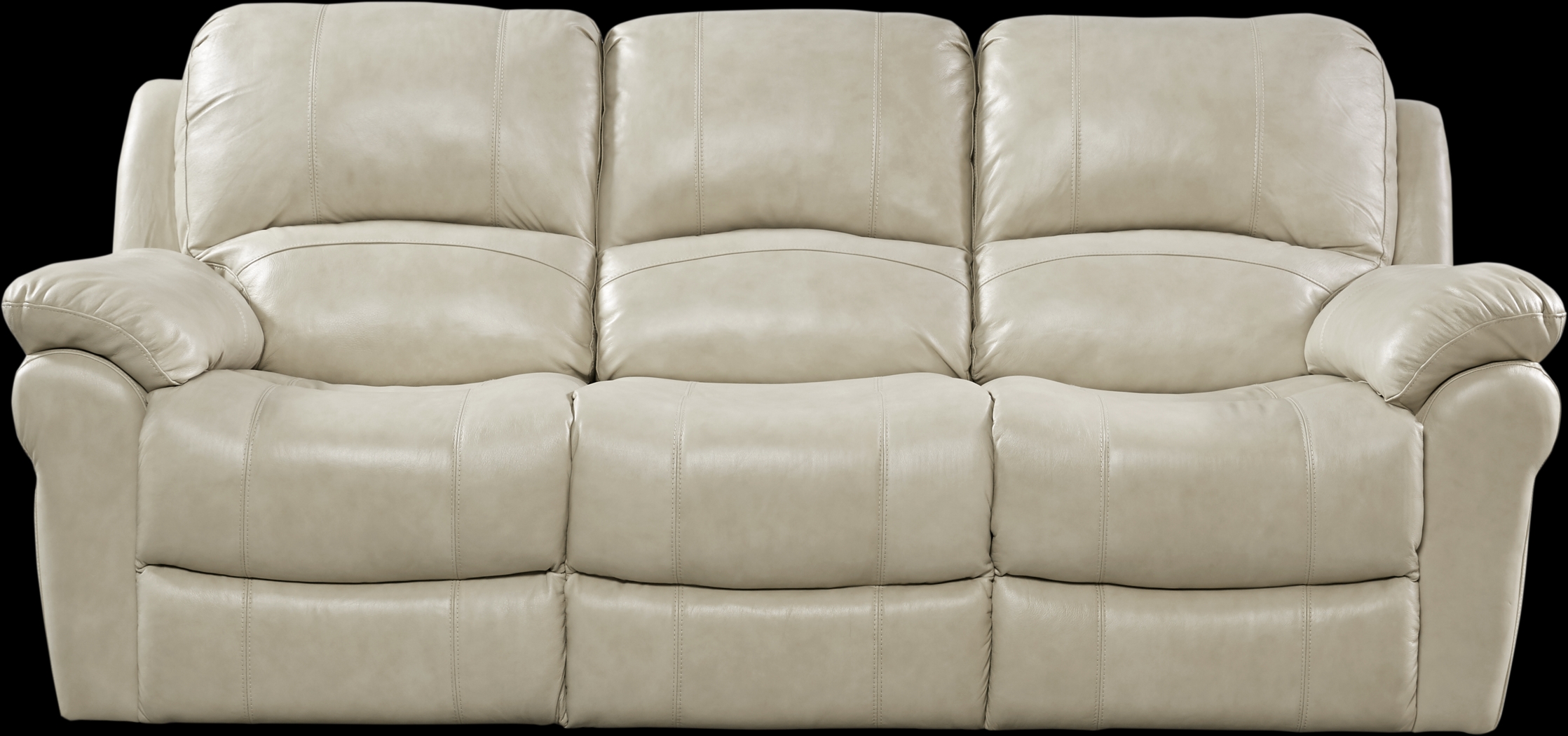 Vercelli Stone Leather 5 Pc Living Room with Reclining Sofa - Thumbnail - Image 2