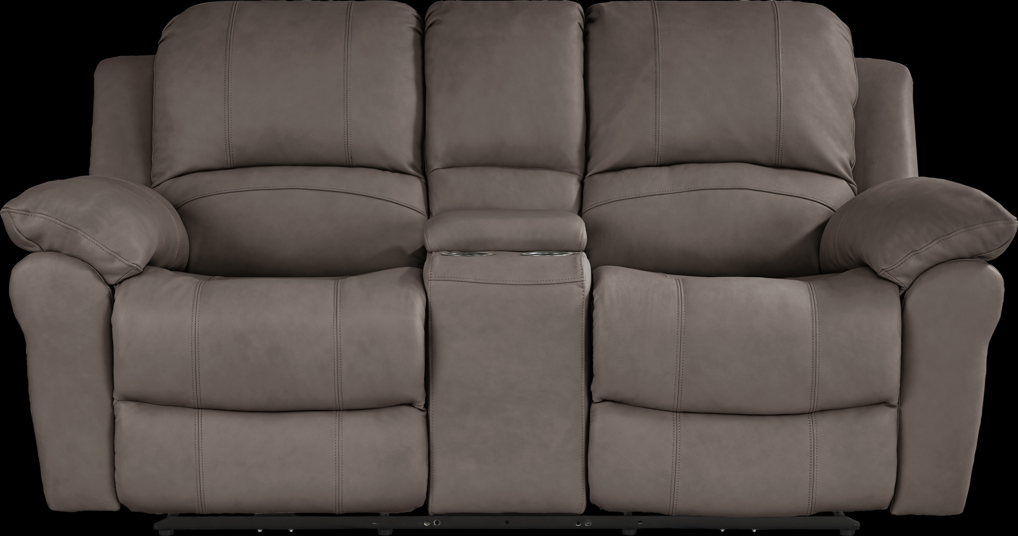 Vercelli Way Gray Leather 7 Pc Power Reclining Living Room - Thumbnail - Image 7