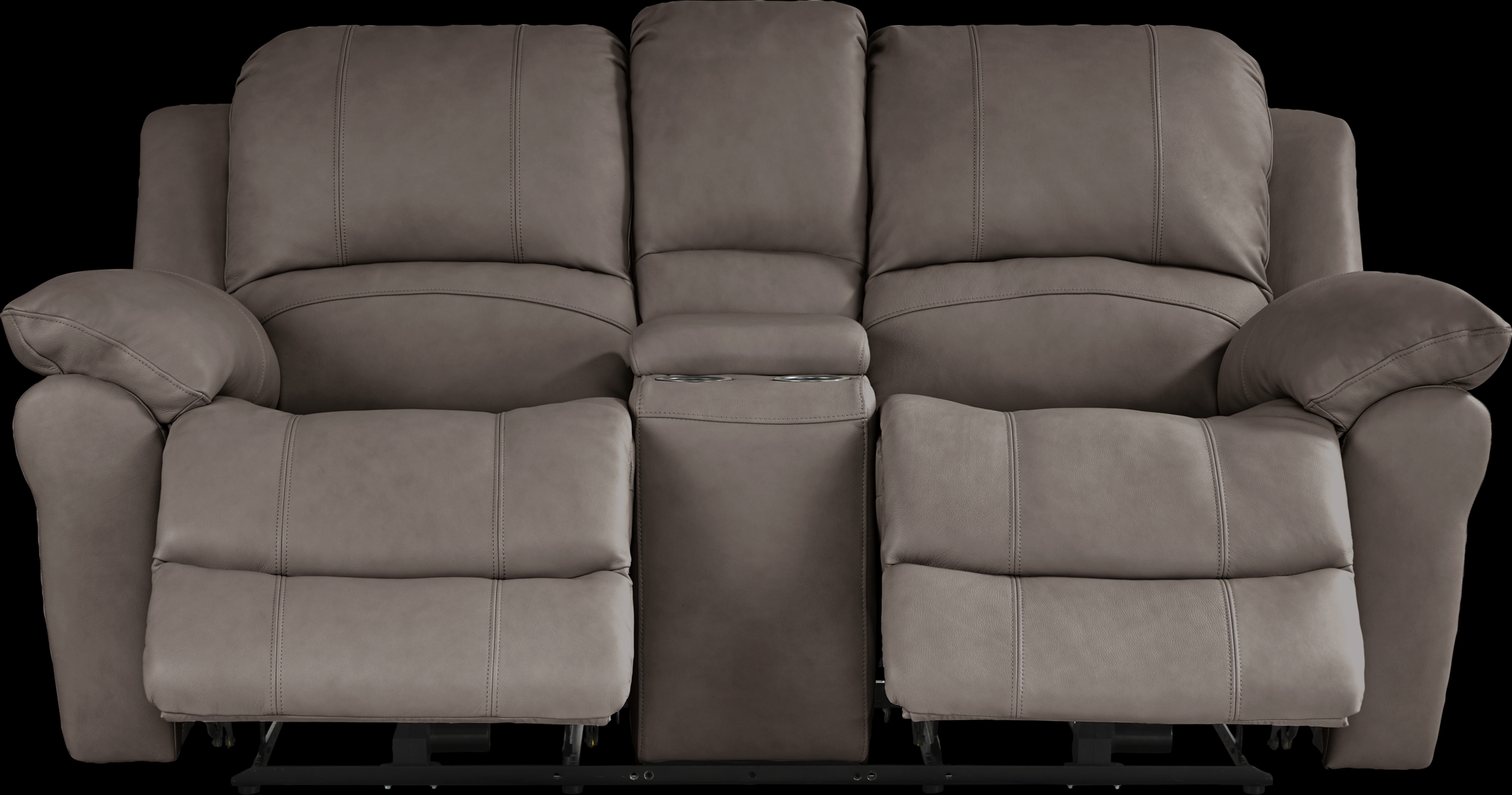 Vercelli Way Gray Leather 7 Pc Power Reclining Living Room - Thumbnail - Image 6