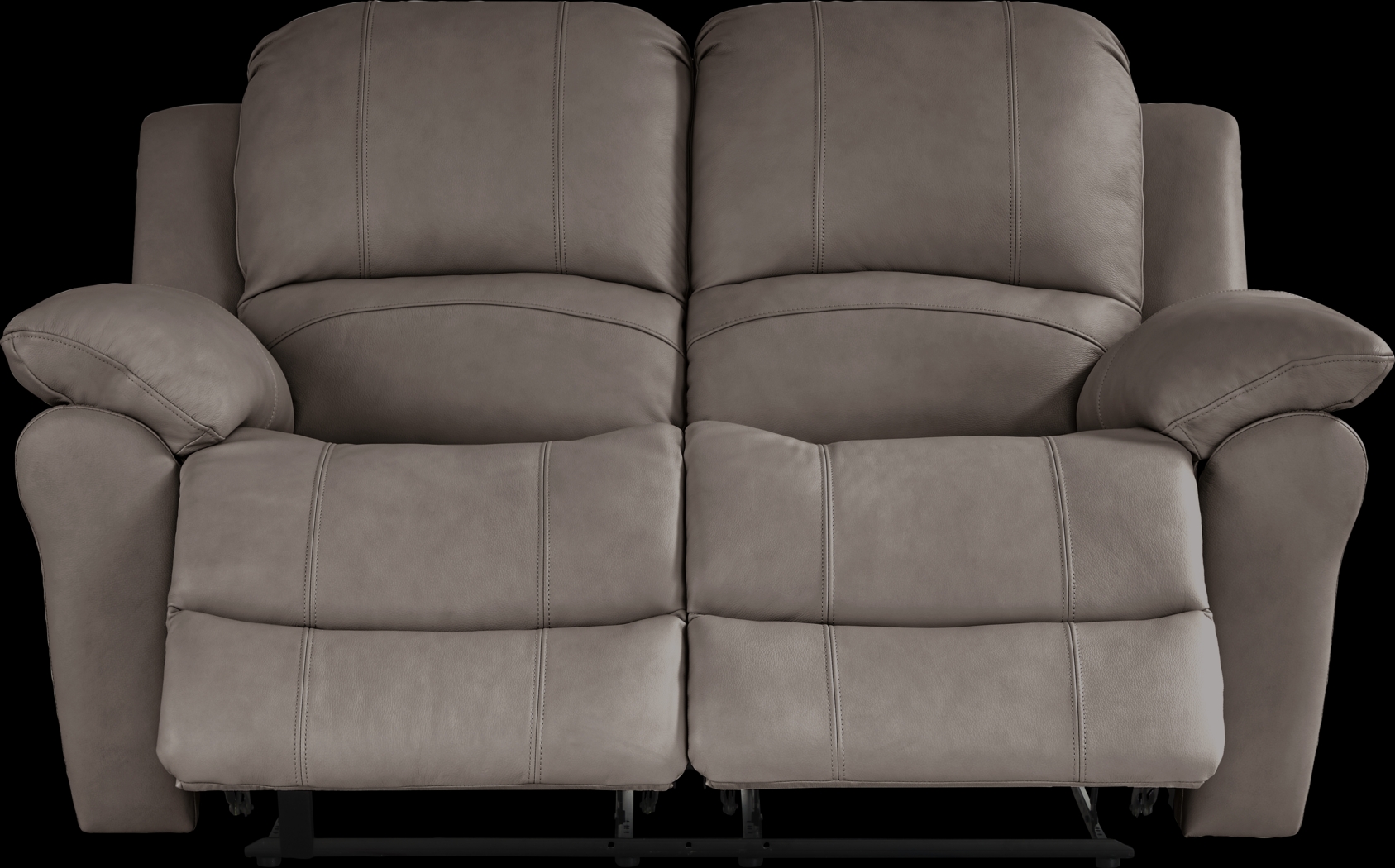 Vercelli Way Gray Leather 2 Pc Reclining Living Room - Thumbnail - Image 5