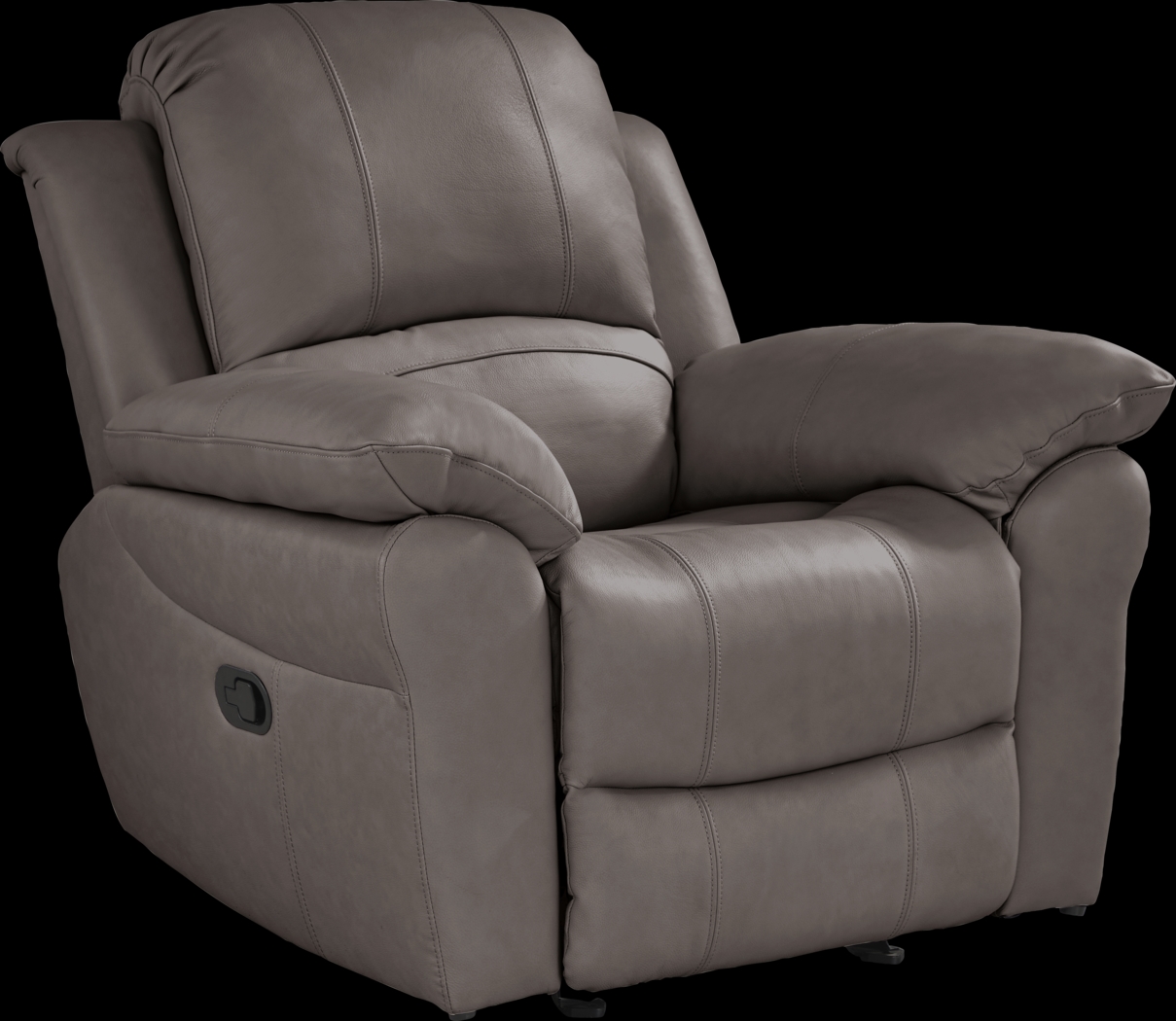 Vercelli Way Gray Leather 8 Pc Reclining Living Room - Thumbnail - Image 8