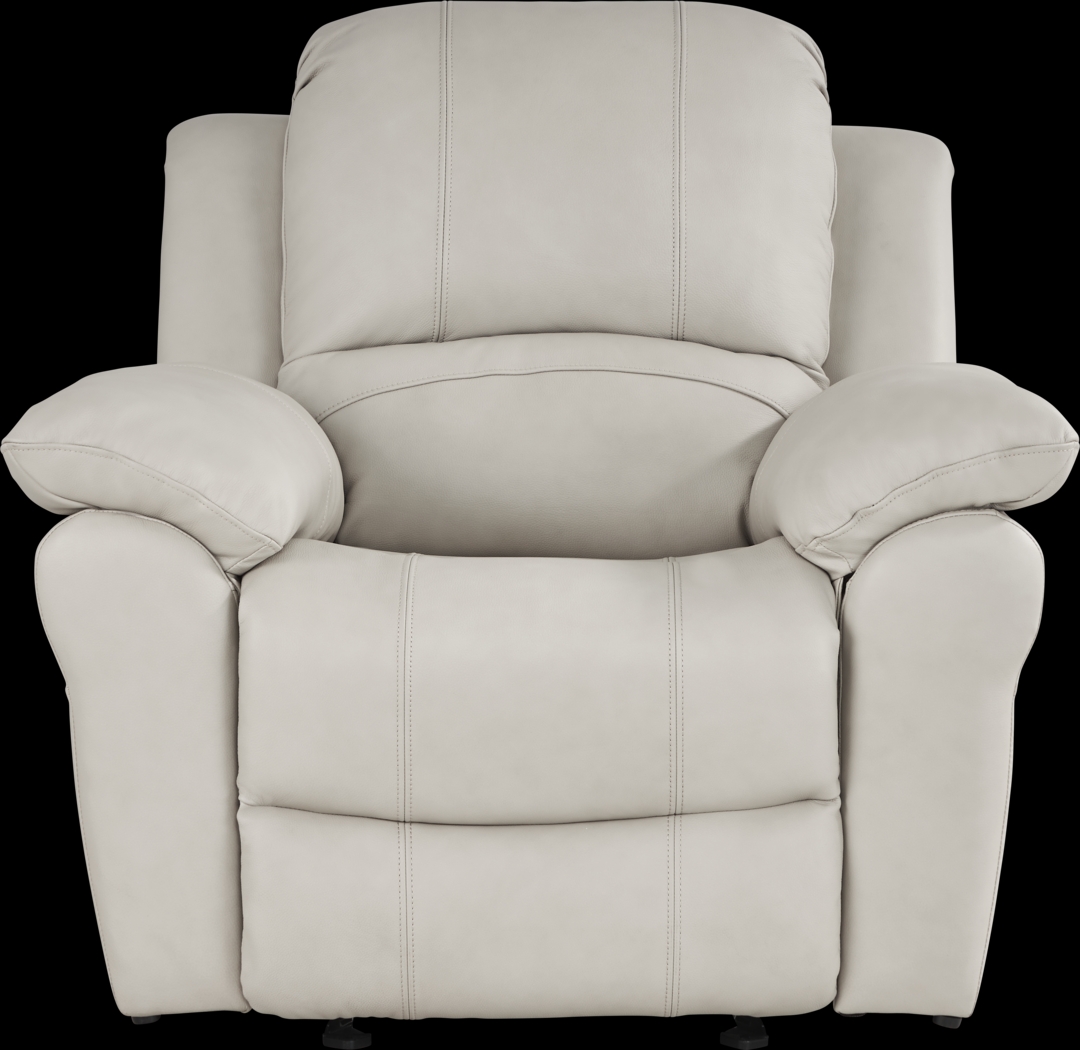 Vercelli Way Stone Leather Rocker Recliner - Thumbnail - Image 2