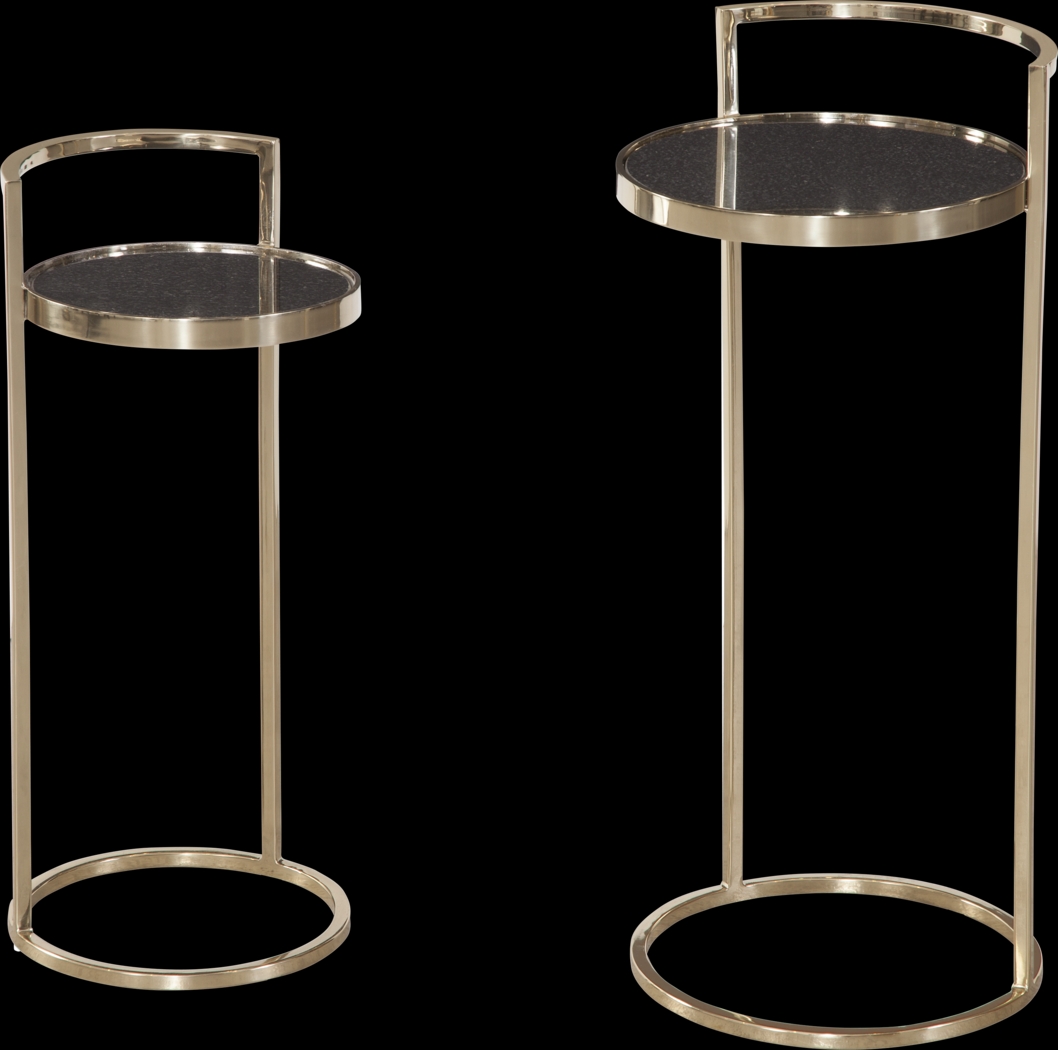 Verchild Black Accent Table, Set of 2 - Thumbnail - Image 1
