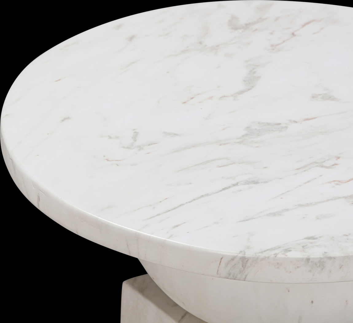 Vercliff White End Table - Thumbnail - Image 3