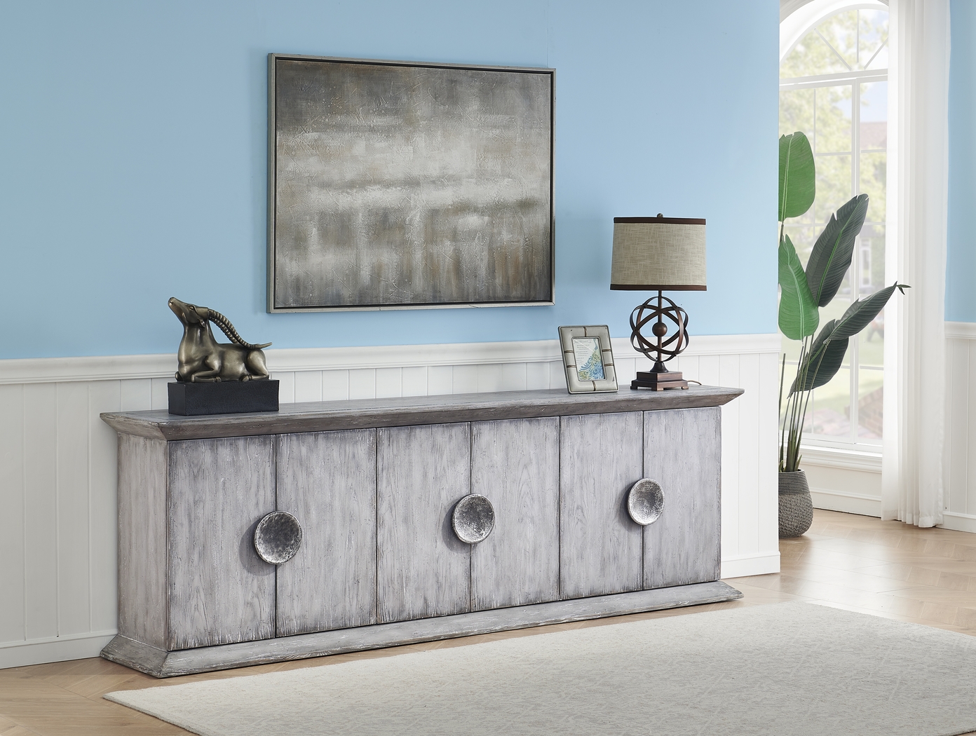 Verdell Gray Credenza - Thumbnail - Image 2