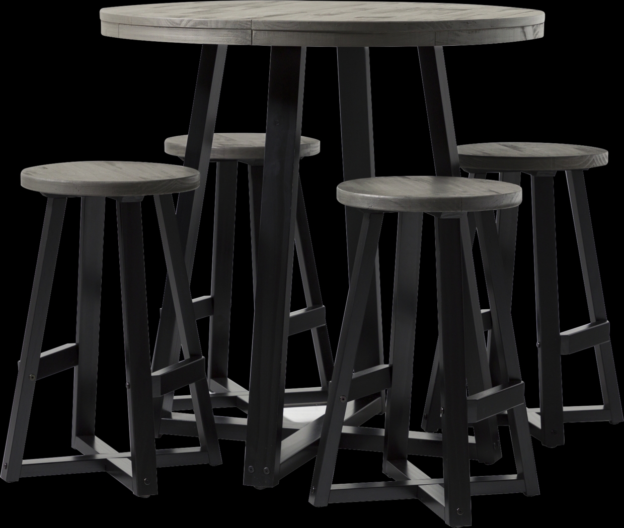 Verdenbruk Gray Counter Height 5 Pc Dining Set - Thumbnail - Image 1