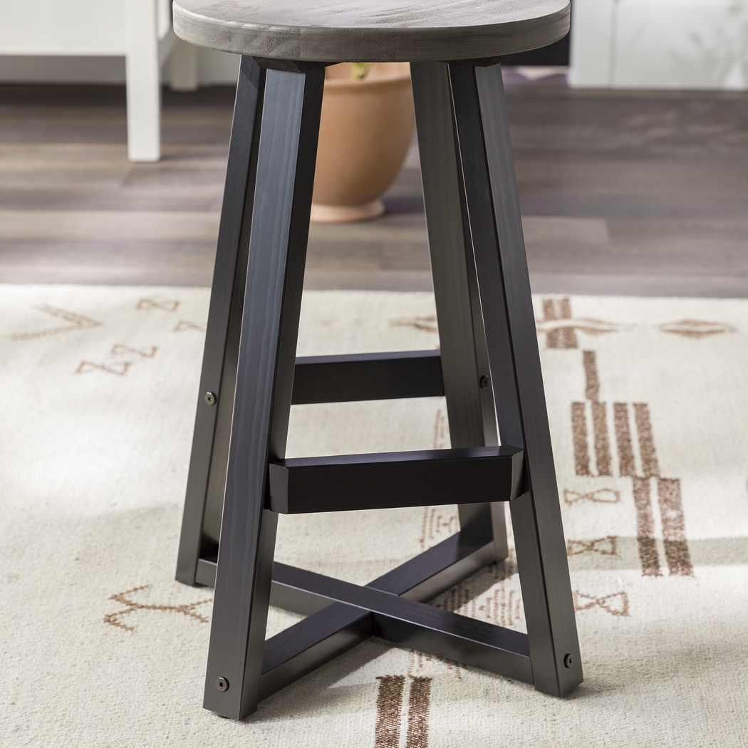 Verdenbruk Gray Counter Height Stool, set of 2 - Thumbnail - Image 8