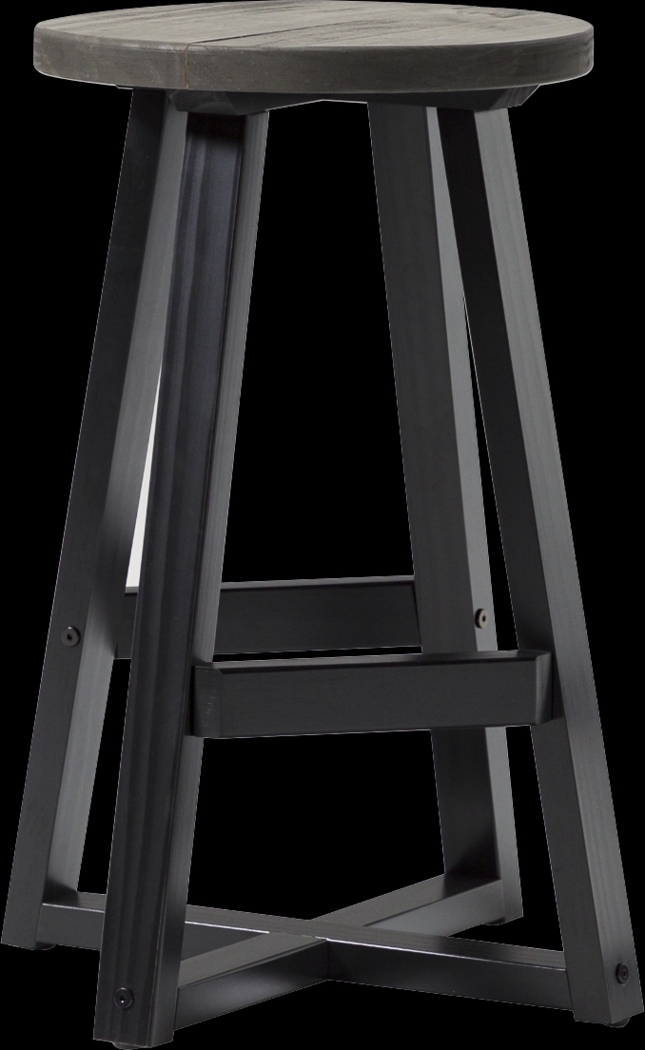 Verdenbruk Gray Counter Height Stool, set of 2 - Thumbnail - Image 1