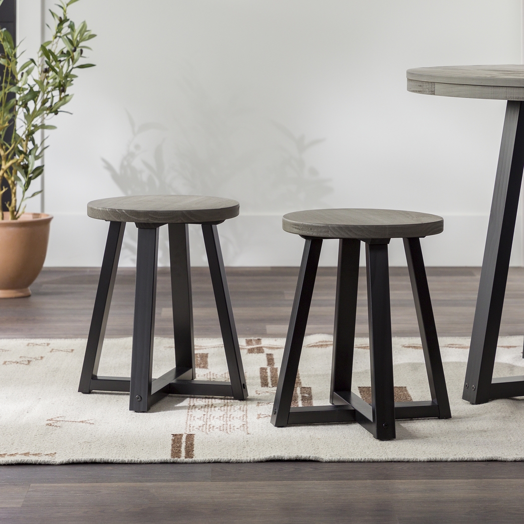 Verdenbruk Gray Dining Stool - Thumbnail - Image 3