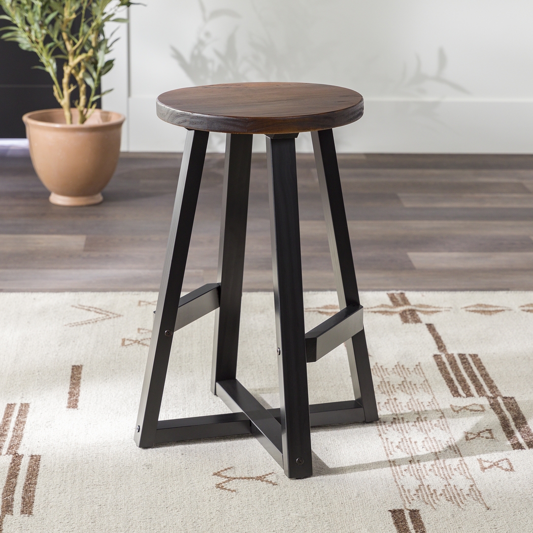 Verdenbruk Mahogany Counter Height Stool, Set of 2 - Thumbnail - Image 4