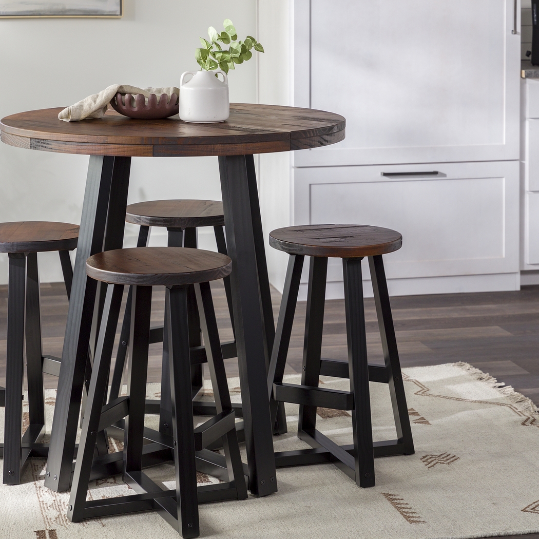 Verdenbruk Mahogany Counter Height Table - Thumbnail - Image 4