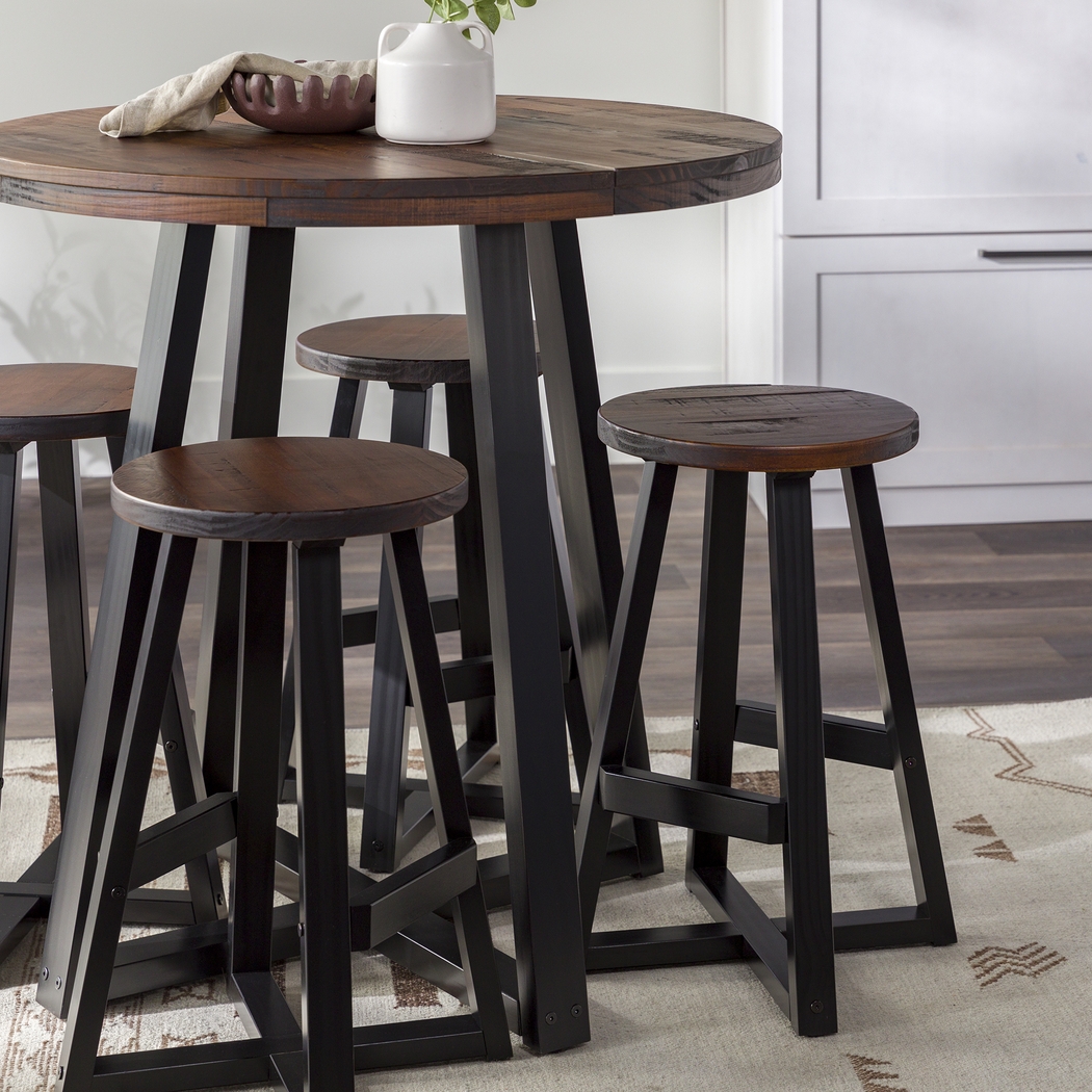 Verdenbruk Mahogany Counter Height Table - Thumbnail - Image 5