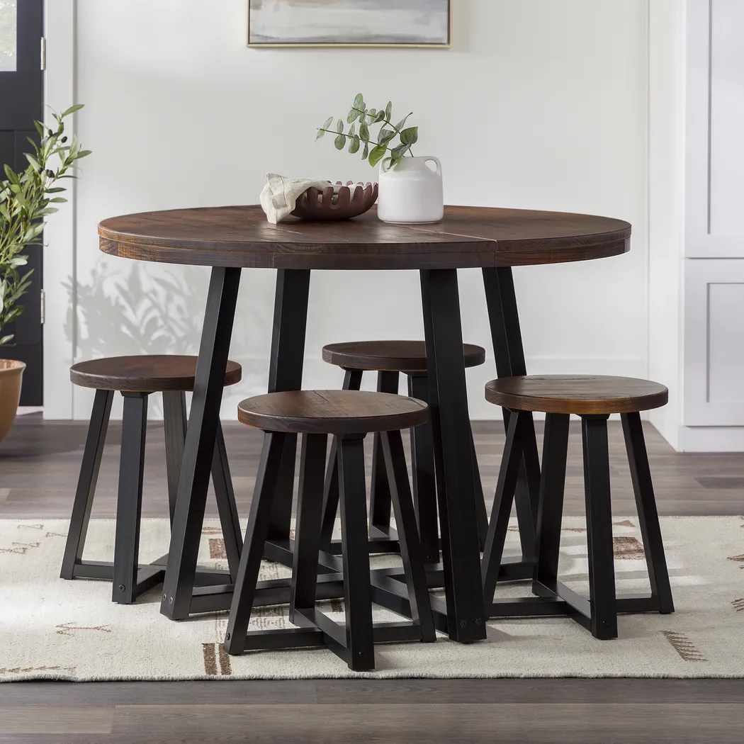 Verdenbruk Mahogany 5pc Dining Set - Thumbnail - Image 3