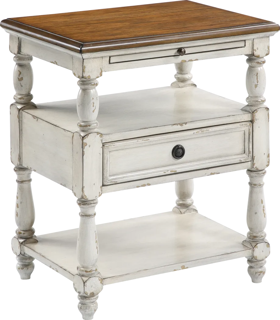 Verdome Cream Accent Table - Thumbnail - Image 1