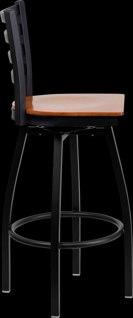 Verdon Brown Swivel Barstool - Thumbnail - Image 3