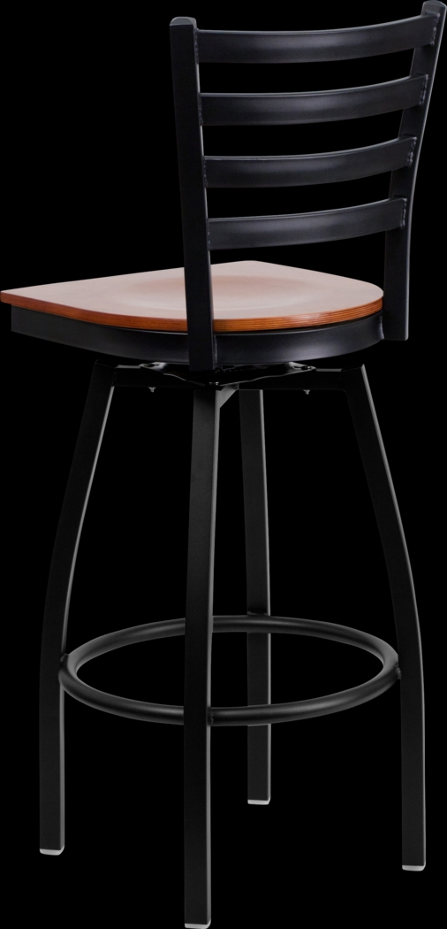 Verdon Brown Swivel Barstool - Thumbnail - Image 4
