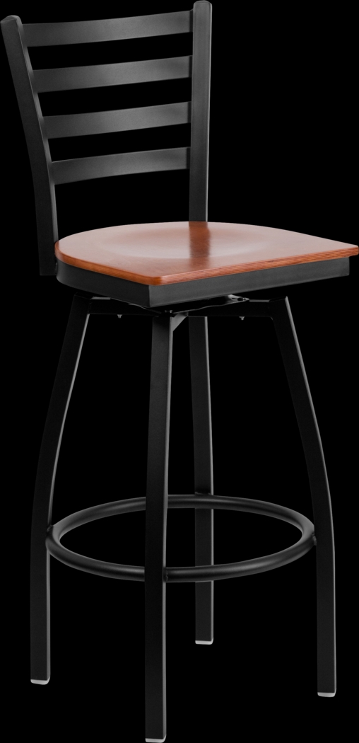 Verdon Brown Swivel Barstool - Thumbnail - Image 1
