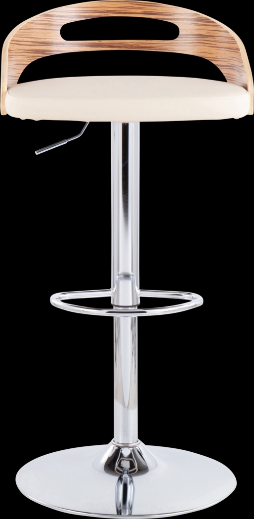 Verhaven III Cream Adjustable Barstool, Set of 3 - Thumbnail - Image 9