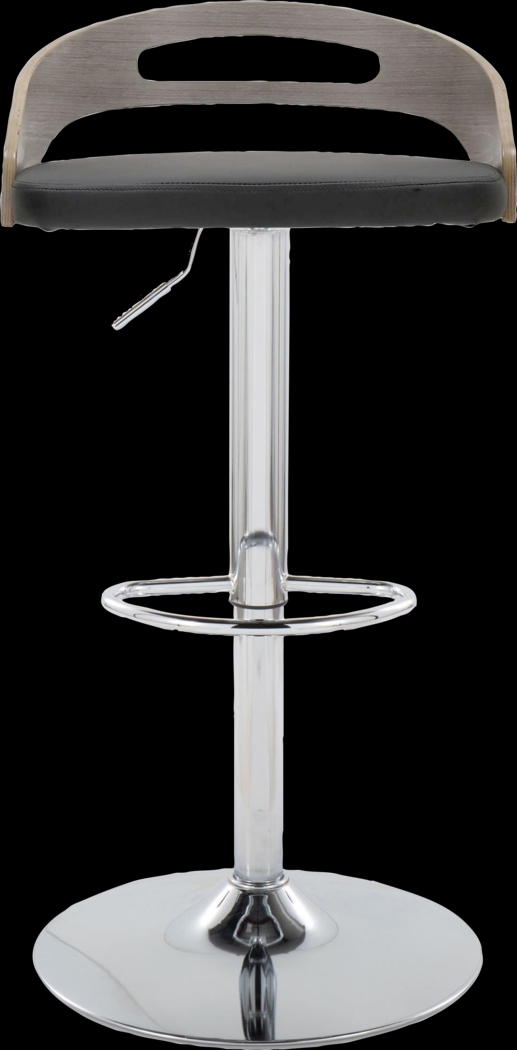 Verhaven IV Black Adjustable Barstool, Set of 2 - Thumbnail - Image 7