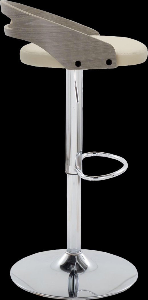 Verhaven IV Cream Adjustable Barstool, Set of 2 - Thumbnail - Image 5