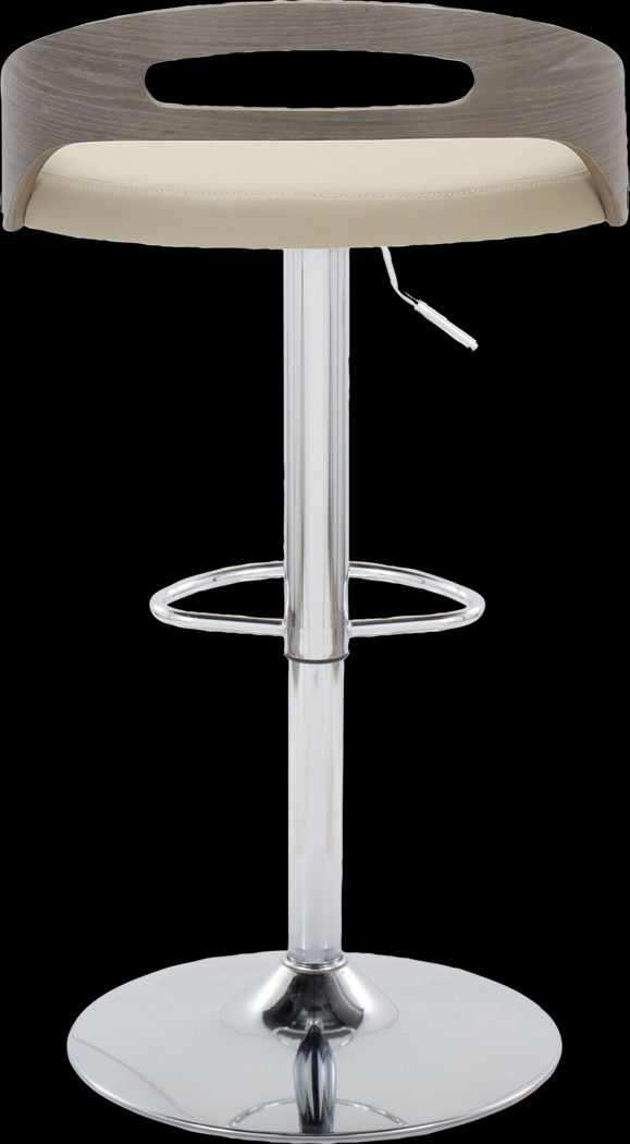 Verhaven IV Cream Adjustable Barstool, Set of 2 - Thumbnail - Image 9