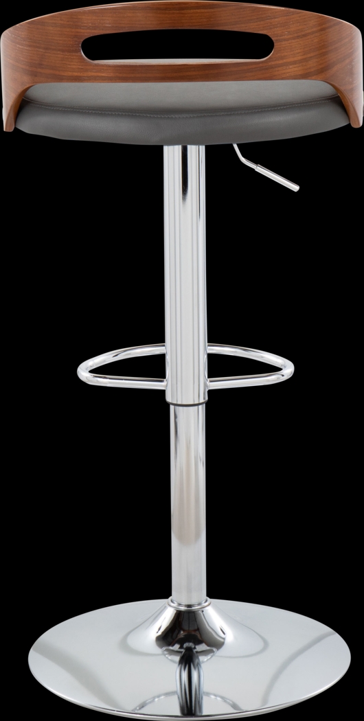 Verhaven V Gray Adjustable Barstool, Set of 3 - Thumbnail - Image 10