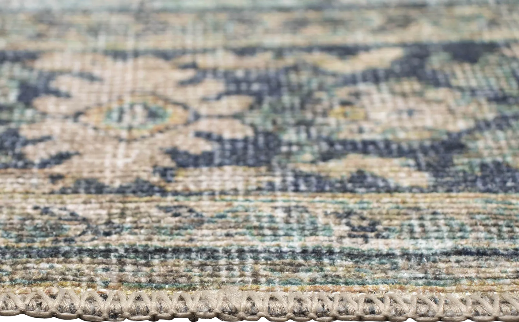 Veris Aqua 7'6 x 9'6 Machine Washable Rug - Thumbnail - Image 7