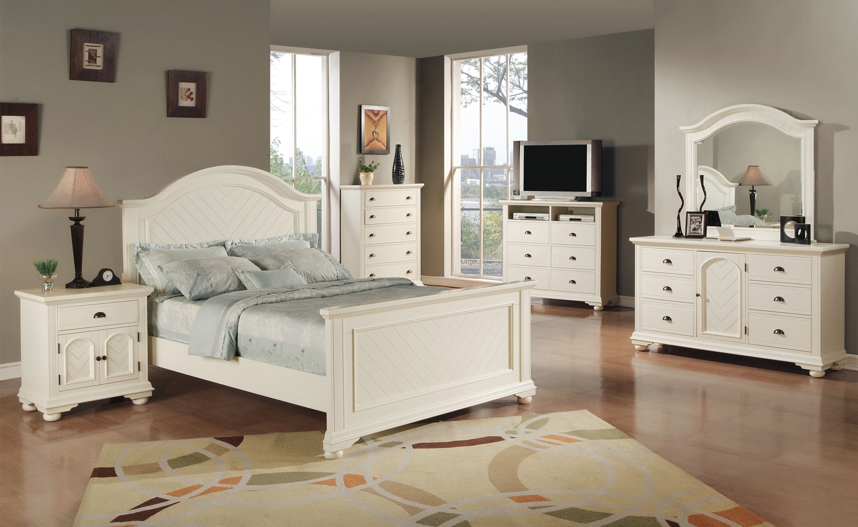 Verkler White Nightstand - Thumbnail - Image 2