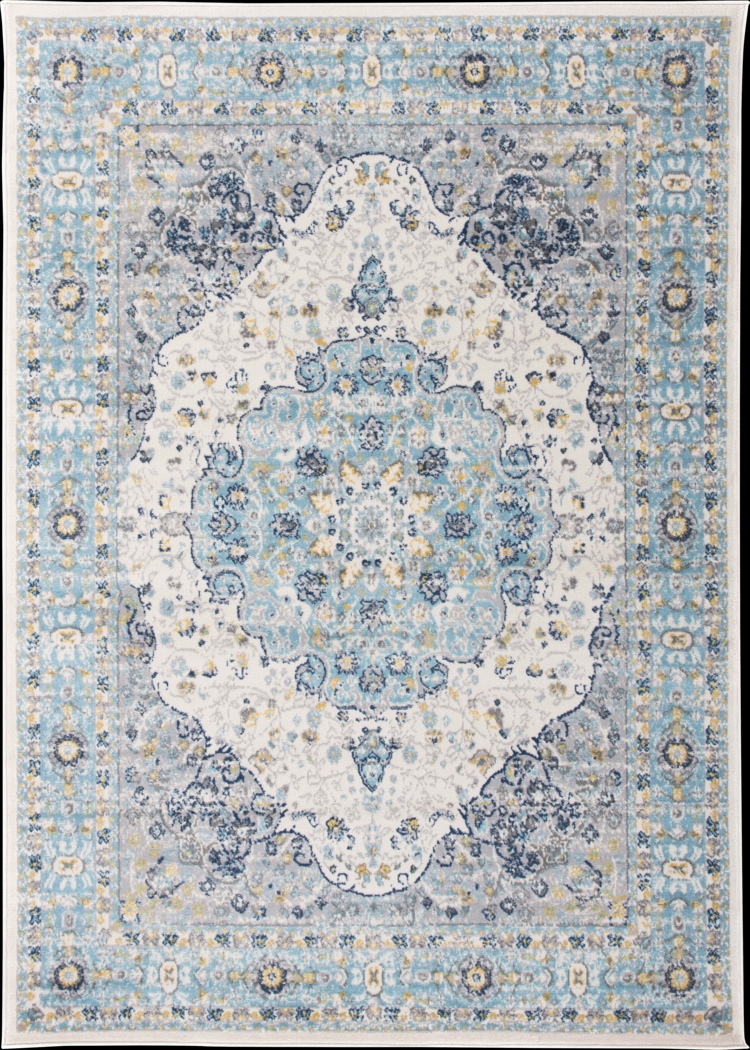 Verlee Cream 3' x 5' Rug - Thumbnail - Image 1