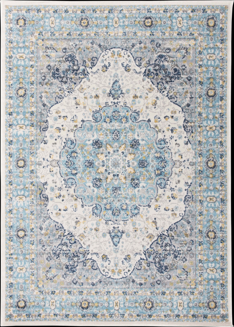 Verlee Cream 5' x 7' Rug - Thumbnail - Image 1