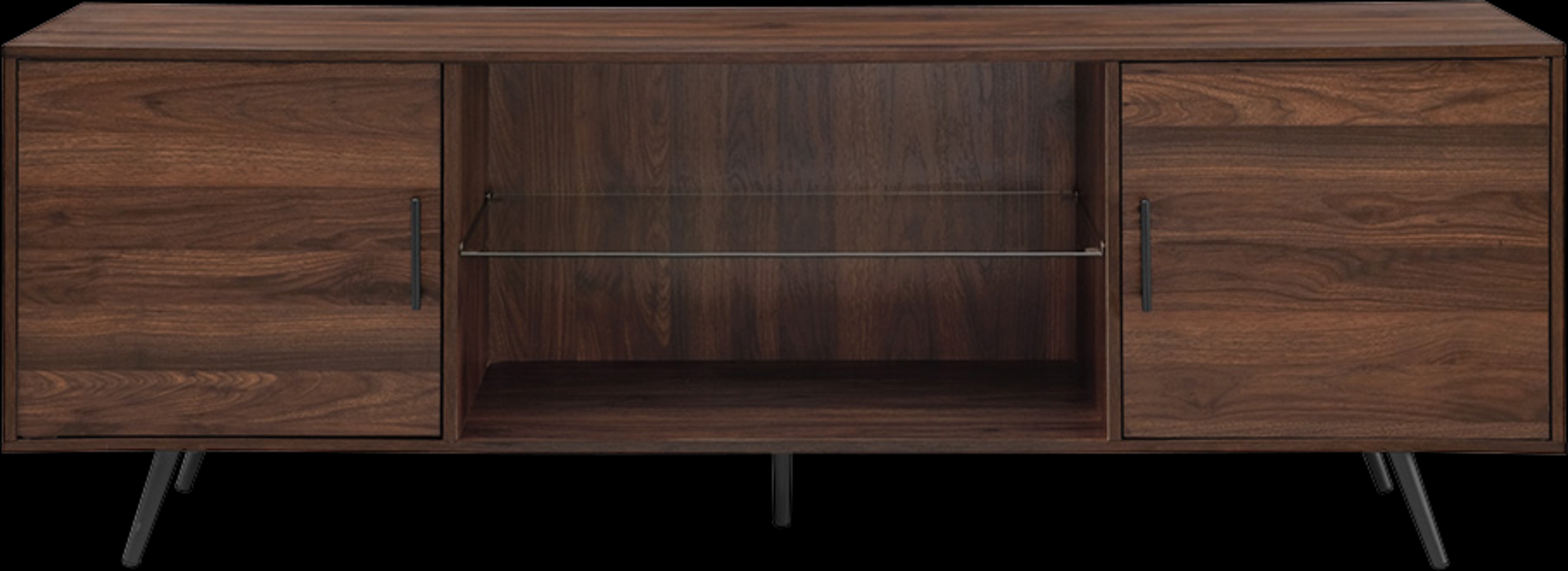 Verlie Walnut 70 in. Console - Thumbnail - Image 2