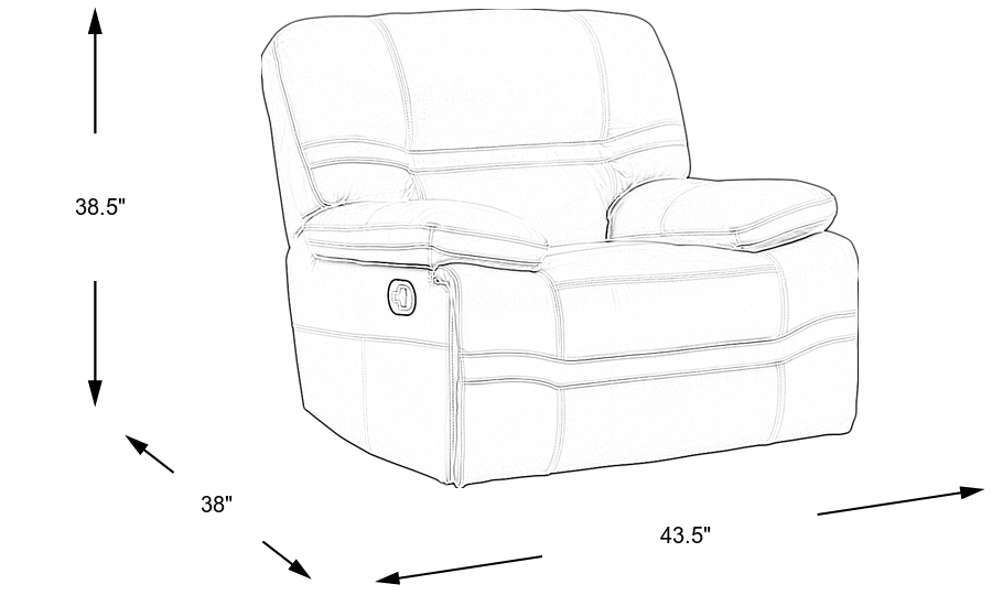 Dimension Image. Please refer to the Dimension Tab on this page for dimension details.