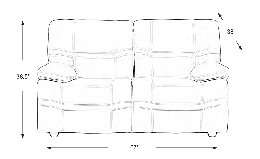 Dimension Image. Please refer to the Dimension Tab on this page for dimension details.