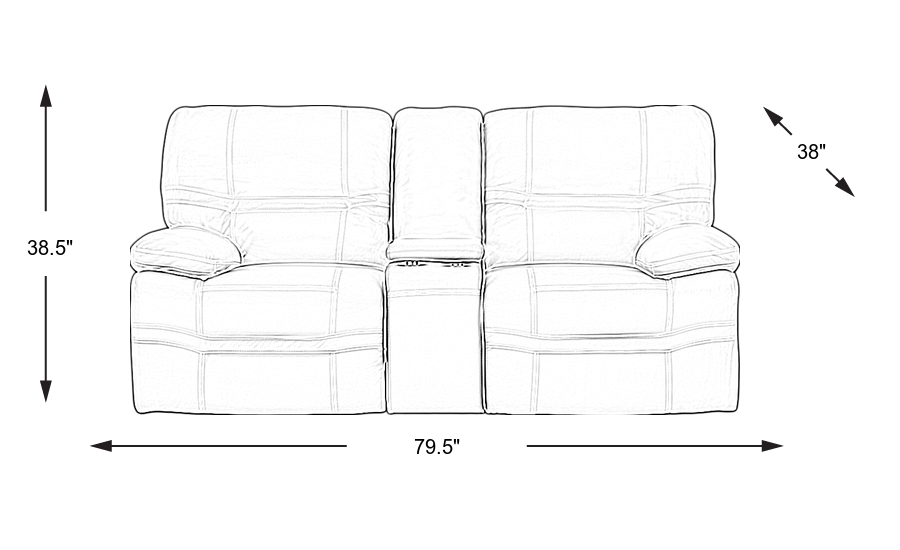 Dimension Image. Please refer to the Dimension Tab on this page for dimension details.