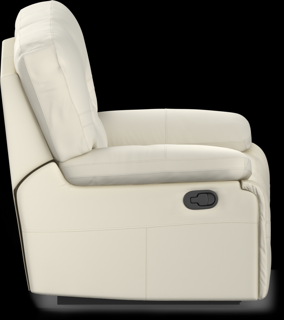 Vernazza Lane Beige Leather 5 Pc Living Room with Reclining Sofa - Thumbnail - Image 4