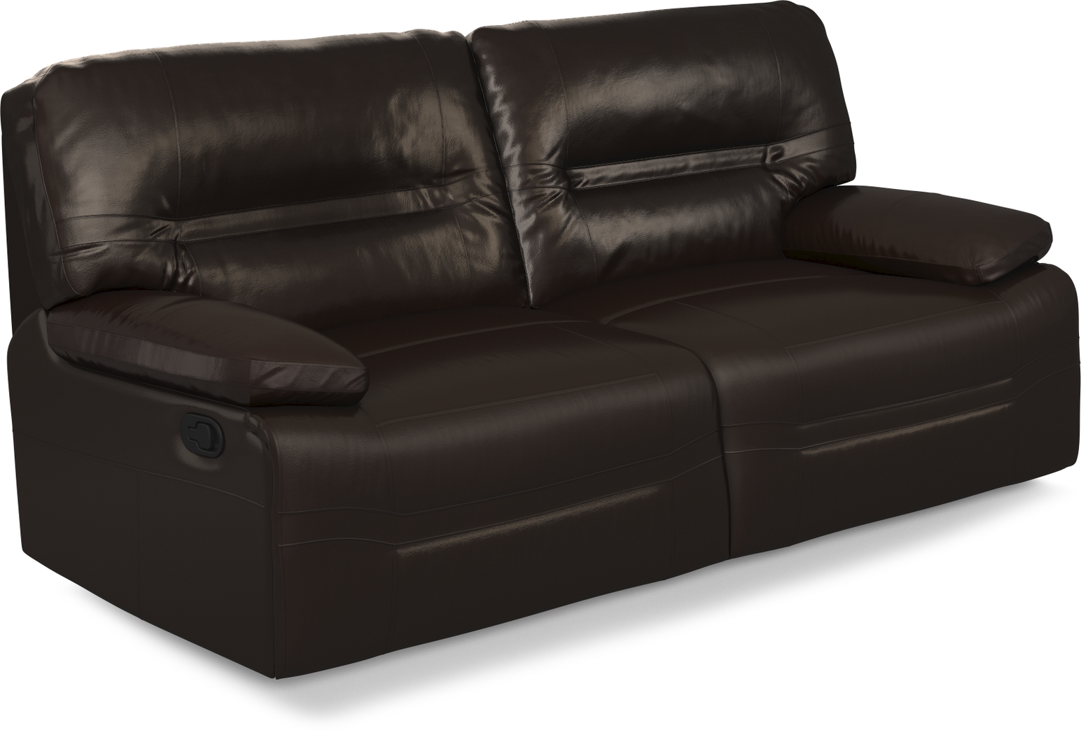 Vernazza Chocolate Leather Power Reclining Sofa - Thumbnail - Image 2