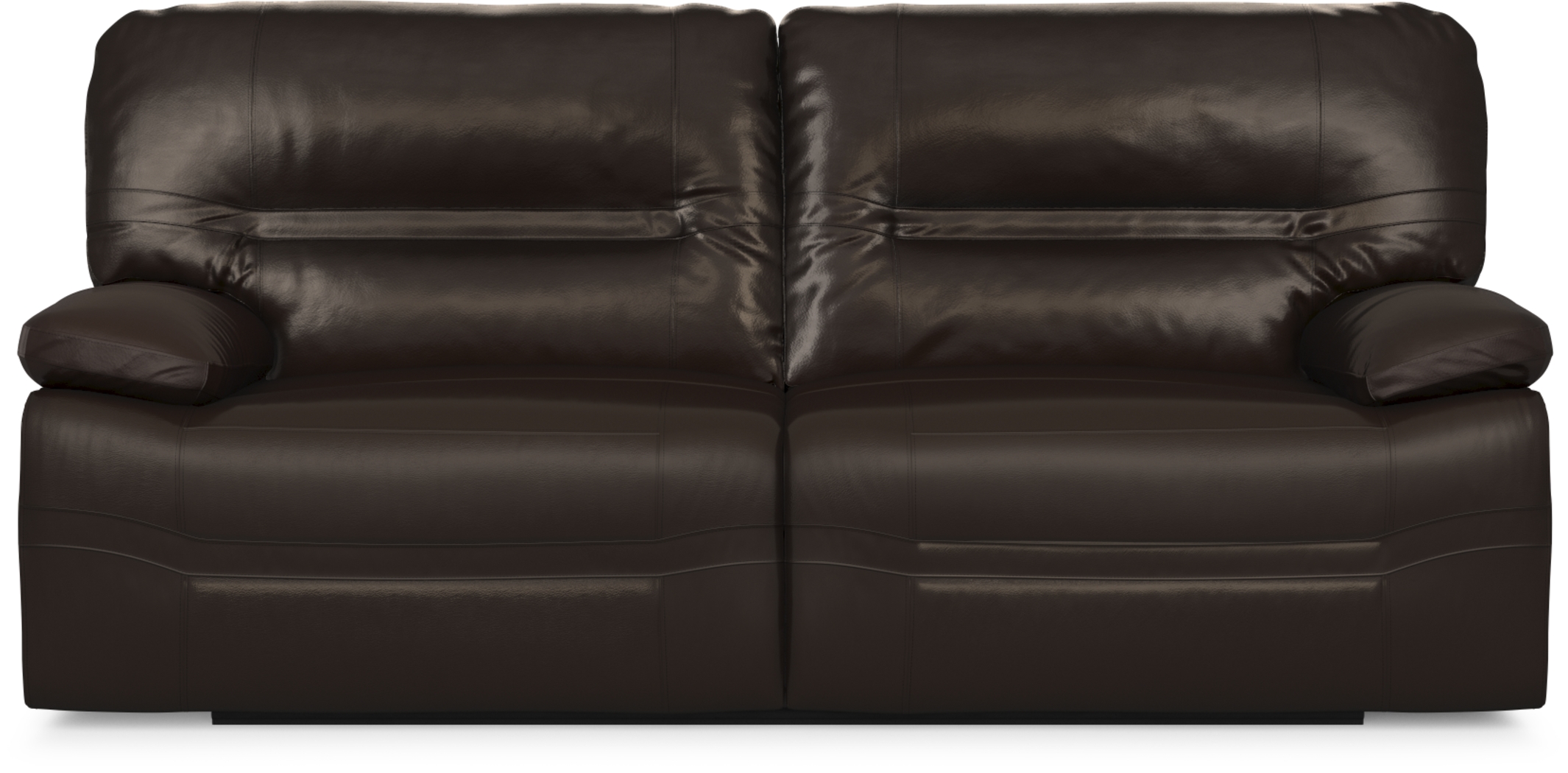 Vernazza Chocolate Leather Power Reclining Sofa - Thumbnail - Image 1