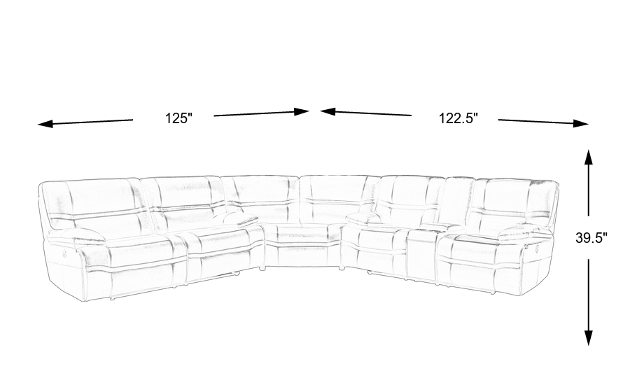 Dimension Image. Please refer to the Dimension Tab on this page for dimension details.