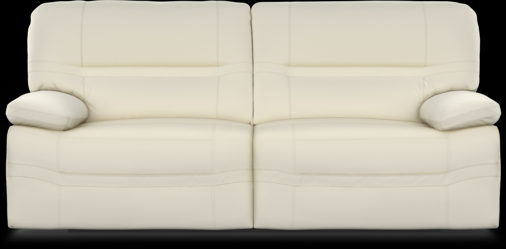 Vernazza Lane Beige Leather 5 Pc Living Room with Reclining Sofa - Thumbnail - Image 2