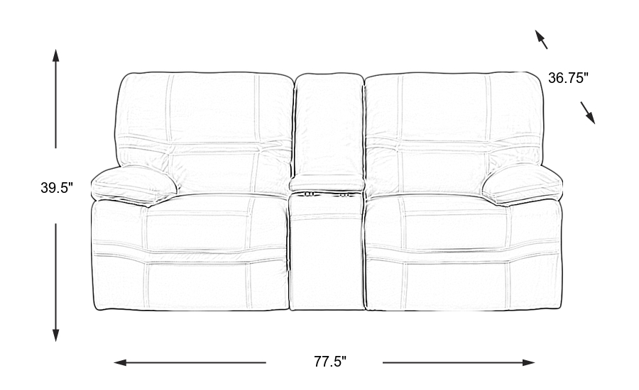 Dimension Image. Please refer to the Dimension Tab on this page for dimension details.