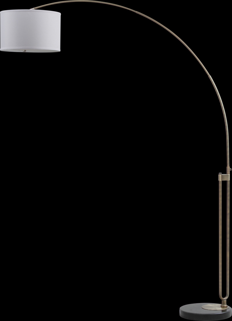 Verne Hollow Brass Floor Lamp - Thumbnail - Image 1