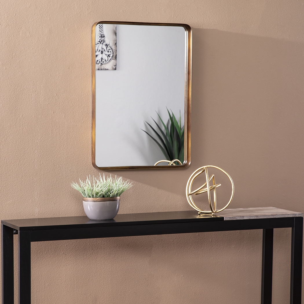 Vernetta Gold Wall Mirror - Thumbnail - Image 5