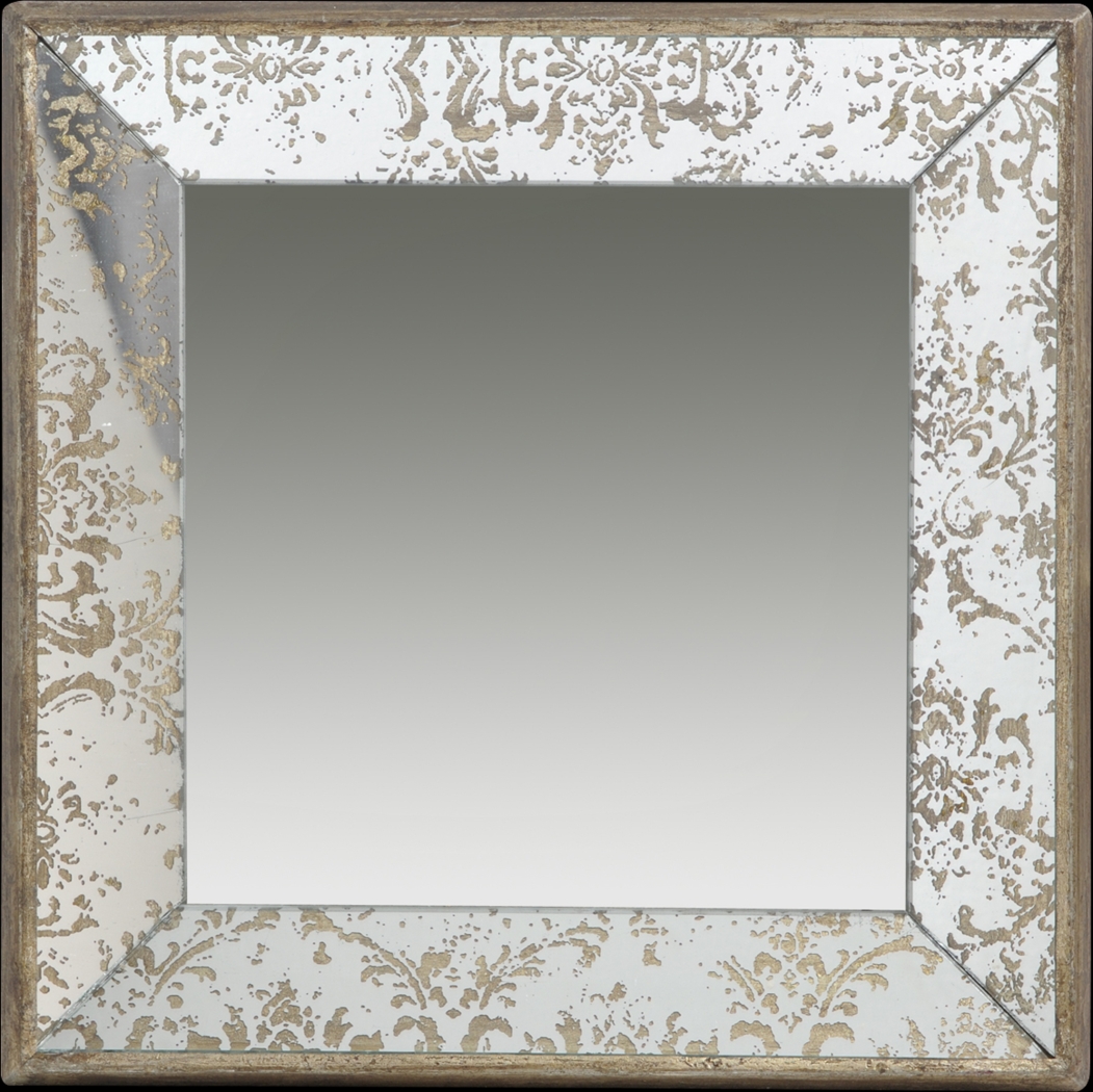 Vernita Silver Large Square Mirror - Thumbnail - Image 1