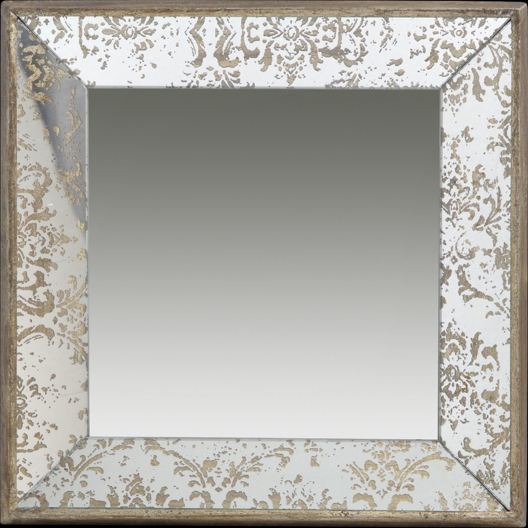 Vernita Silver Small Square Mirror - Thumbnail - Image 1