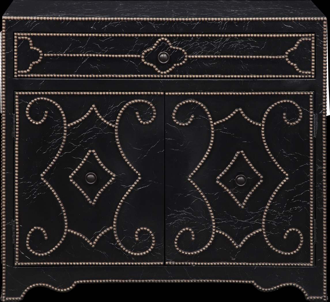 Vernwood Black Accent Cabinet - Thumbnail - Image 2