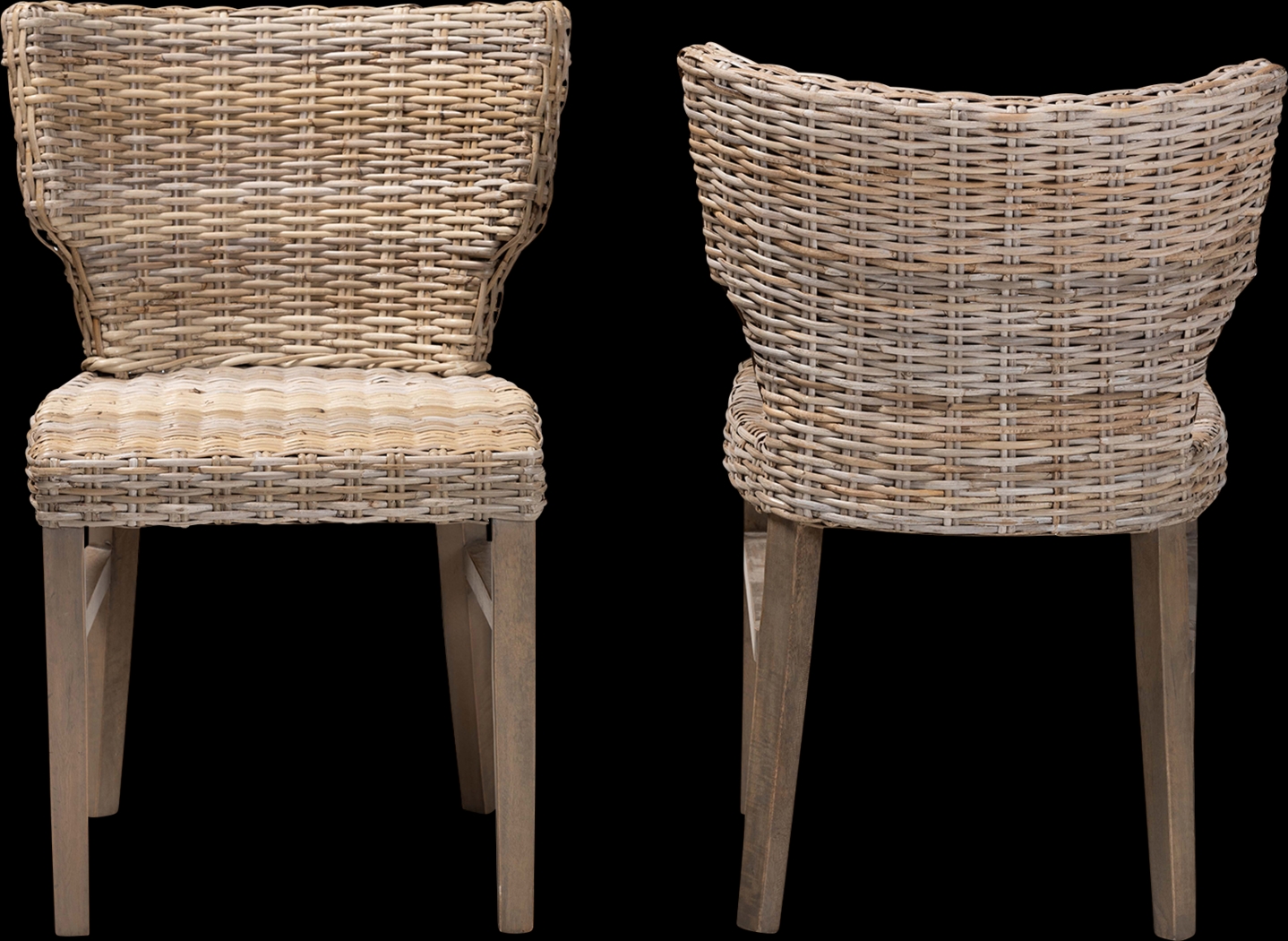 Veronas Brown Side Chair Set of 2 - Thumbnail - Image 3