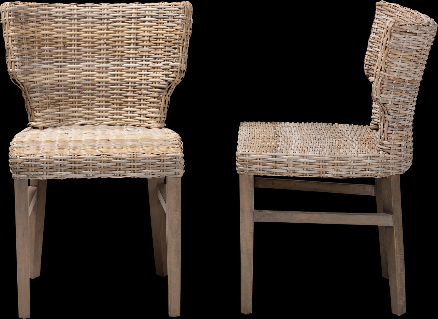 Veronas Brown Side Chair Set of 2 - Thumbnail - Image 4